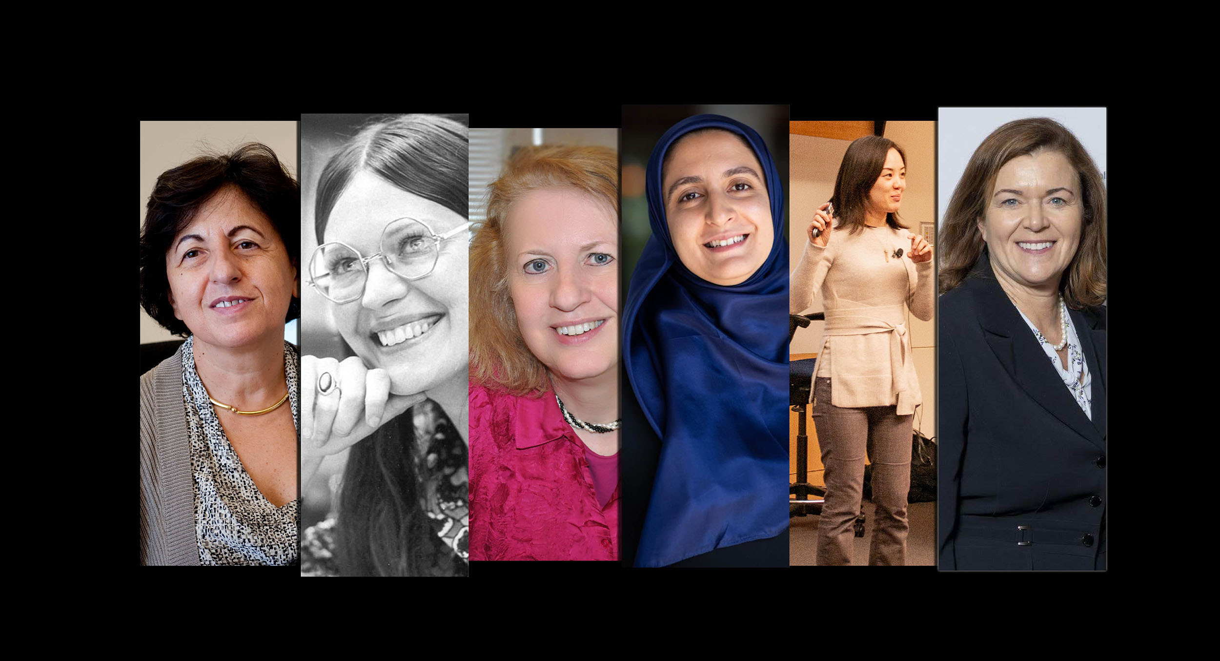 Professor Elisa Bertino, Professor Dorothy Denning, Professor Susanne Hambrusch, Professor Hoda Eldardiry, Professor Lin Tan and Anne-Marie Buibish