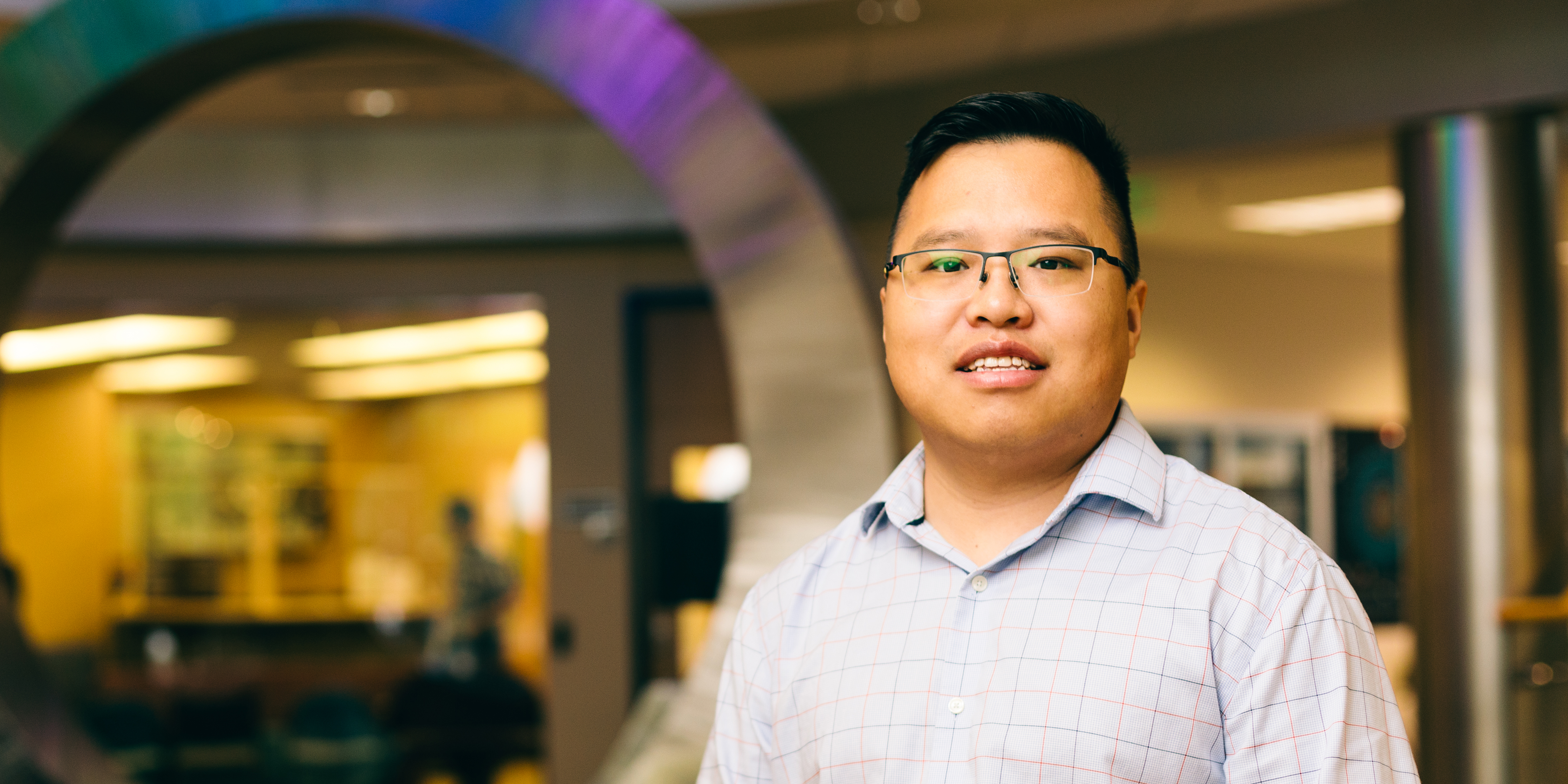 Assistant Professor Jianguo Wang has been honored with the 2025 IEEE TCDE Rising Star Award (Purdue University Photo/Brian Powell)