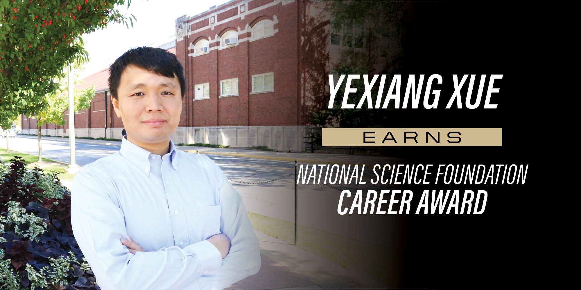 Assistant Professor Yexiang Xue earned an NSF CAREER Award for his proposed work titled, “Solving Beyond-NP Satisfiability Modulo Counting Problems with Guarantees Using NP Oracles”