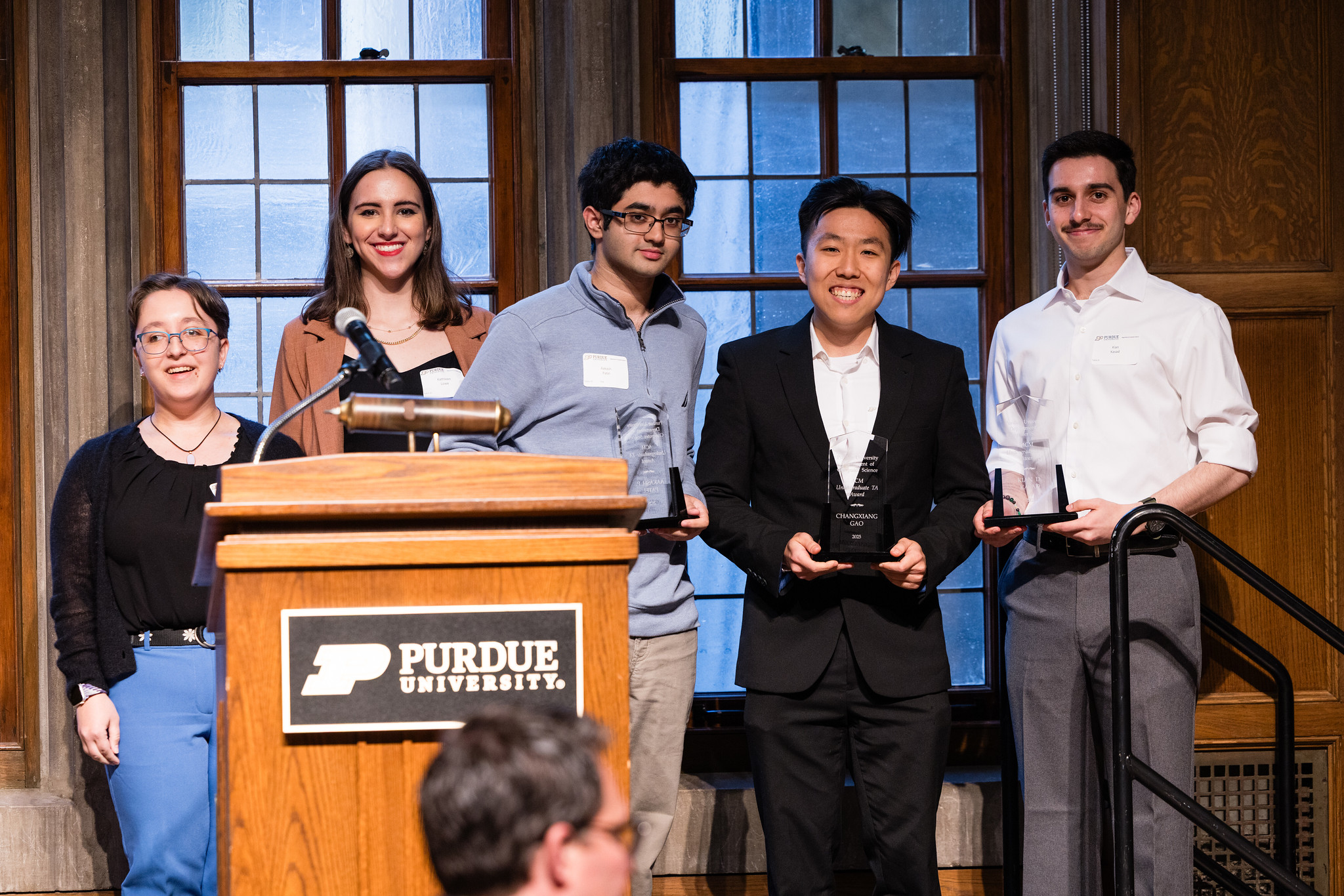 Christina Zhang won the ACM Undergraduate Teaching Assistant Award