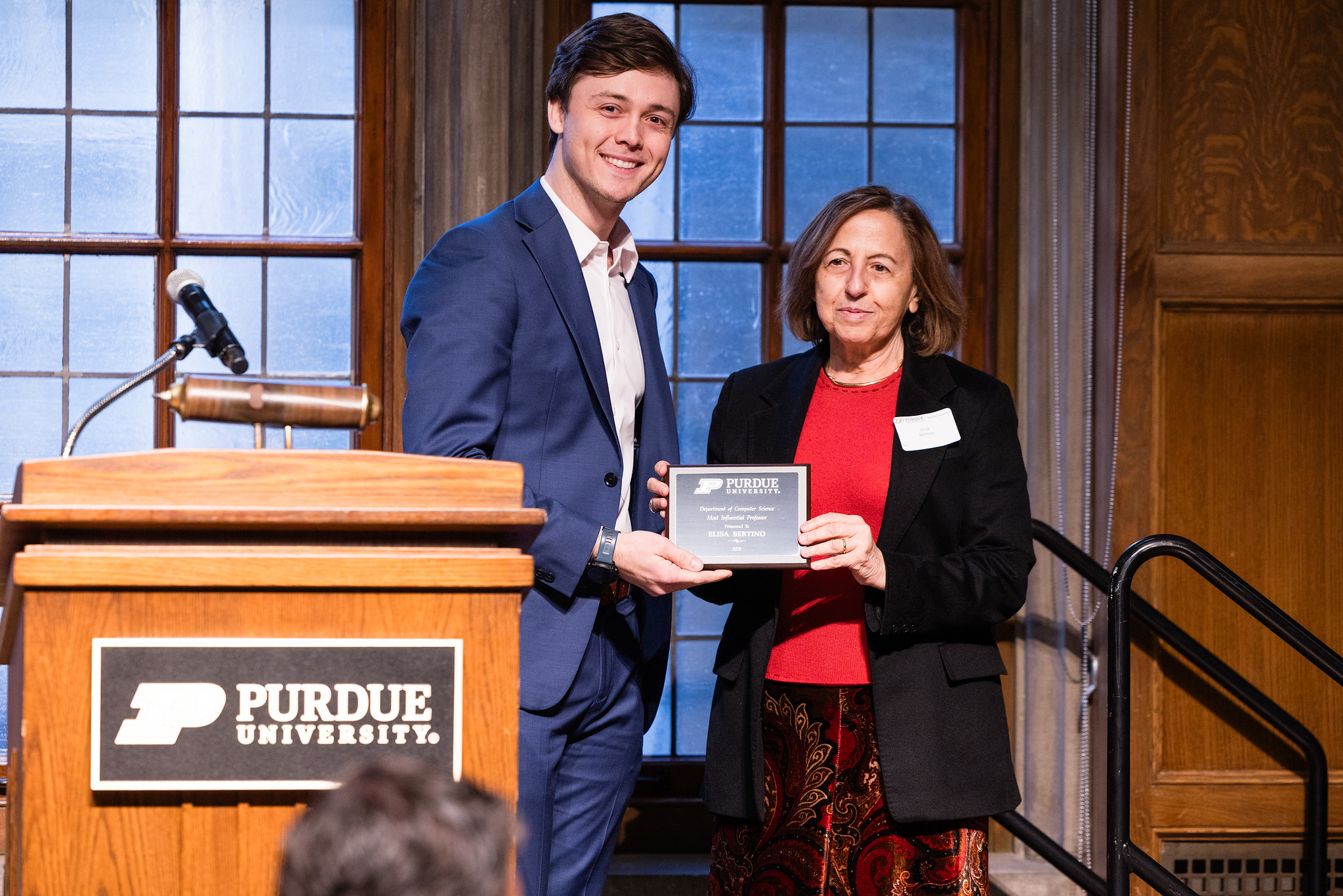 Professors Elisa Bertino and Berkay Cleik