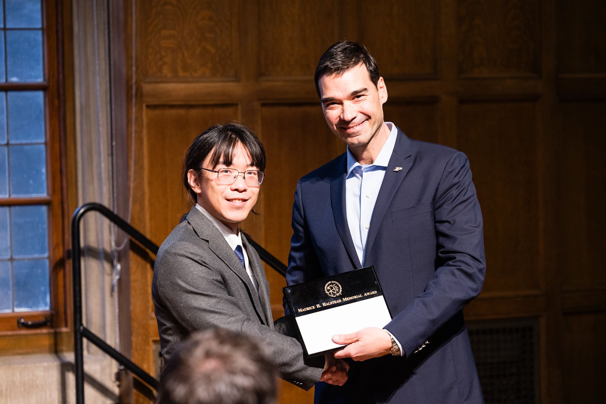 Nan Jiang is the recipient of the Professor Maurice H. Halstead Award