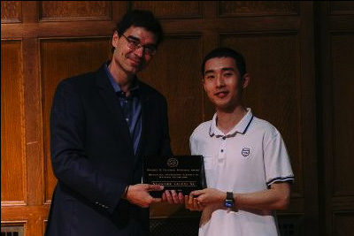 Nan Jiang is the recipient of the Professor Maurice H. Halstead Award