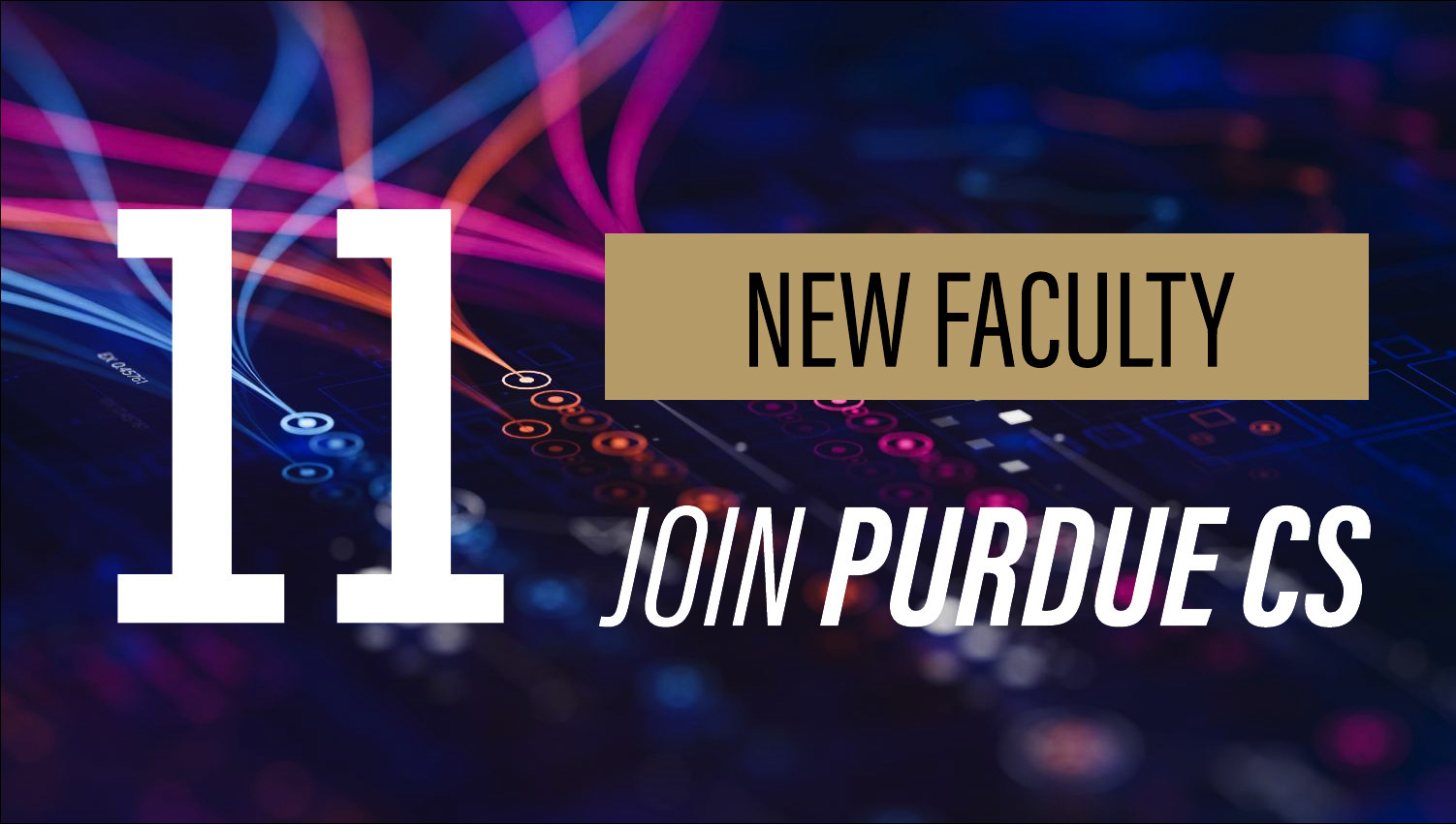 11 new faculty members join the Purdue Computer Science Department